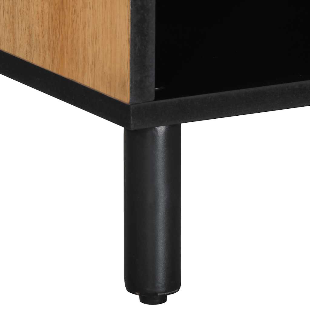 Mobile Porta TV Marrone 100x33x46 cm in Legno Massello di Mango - homemem39