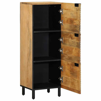 Credenza Marrone 40x33x110 cm in Legno Massello di Mango