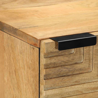 Credenza Marrone 40x33x110 cm in Legno Massello di Mango