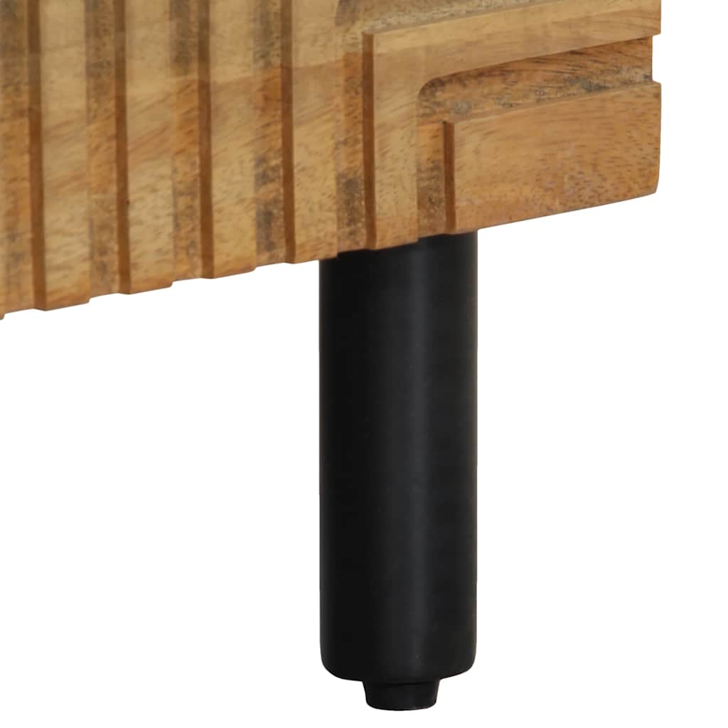 Credenza Marrone 40x33x110 cm in Legno Massello di Mango