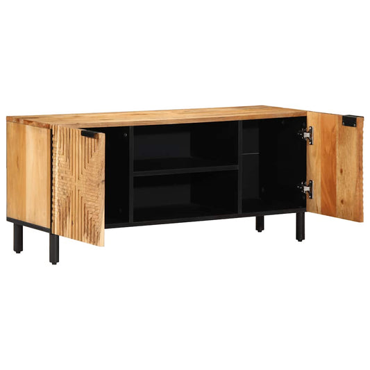 Mobile Porta TV 105x33x46 cm in Legno Massello di Acacia - homemem39