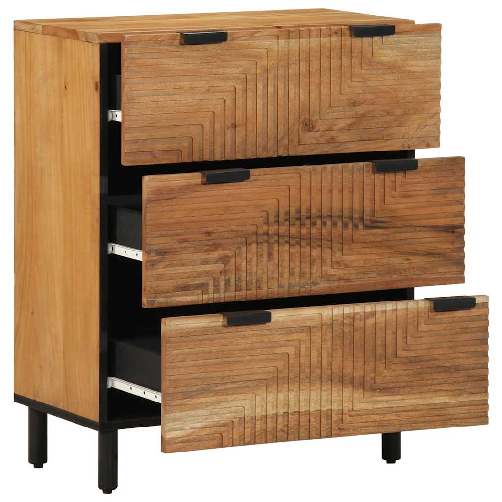Credenza 60x33x75 cm in Legno Massello di Acacia | homemem39