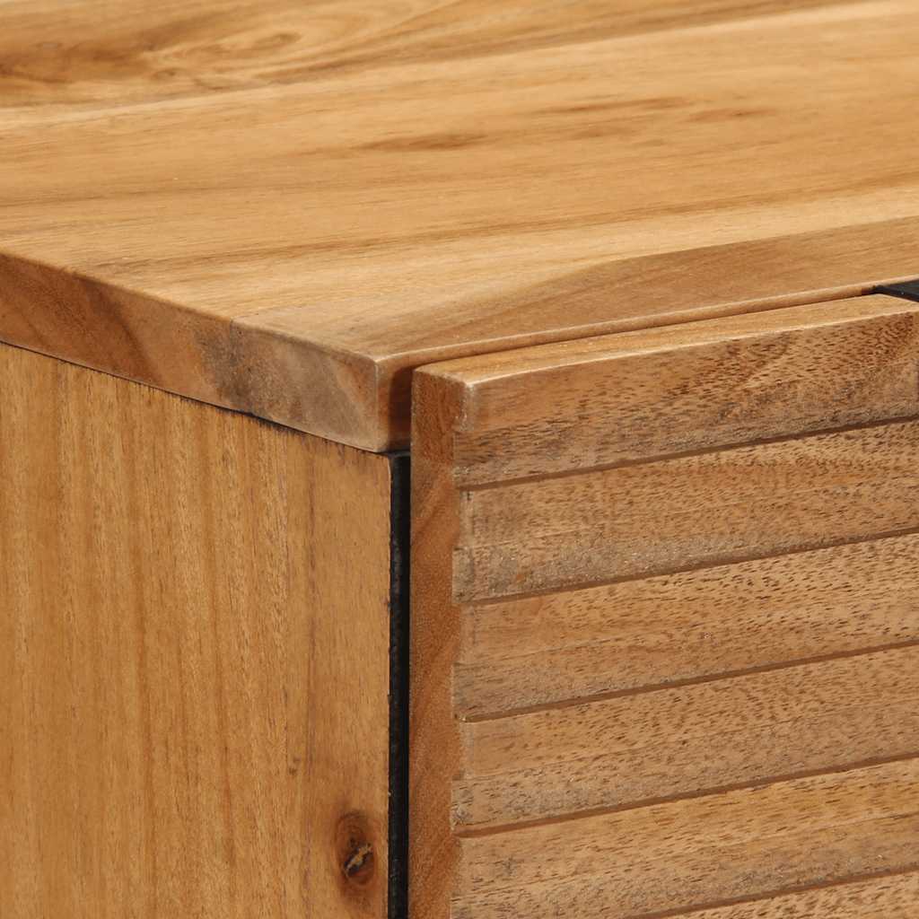 Credenza 60x33x75 cm in Legno Massello di Acacia