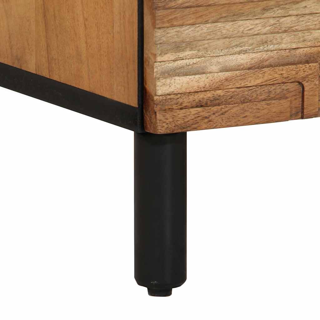 Credenza 60x33x75 cm in Legno Massello di Acacia