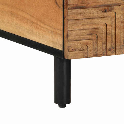 Tavolino da salotto 80 x 54 x 40 cm Legno di Acacia Massello