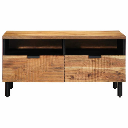 Tavolino da salotto 80 x 54 x 40 cm Legno di Acacia Massello
