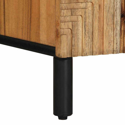 Mobile TV Marrone 105 x 33.5 x 46 cm Legno massello di acacia