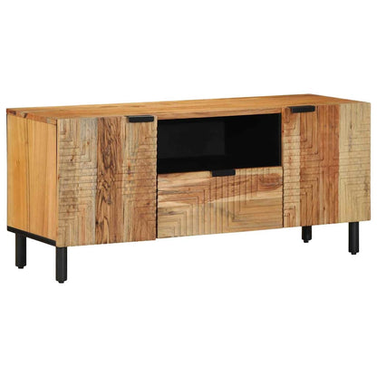 Mobile TV Marrone 105 x 33.5 x 46 cm Legno massello di acacia