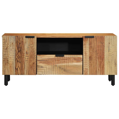 Mobile TV Marrone 105 x 33.5 x 46 cm Legno massello di acacia
