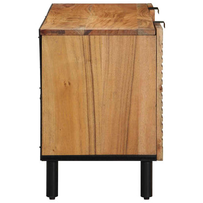 Mobile TV Marrone 105 x 33.5 x 46 cm Legno massello di acacia