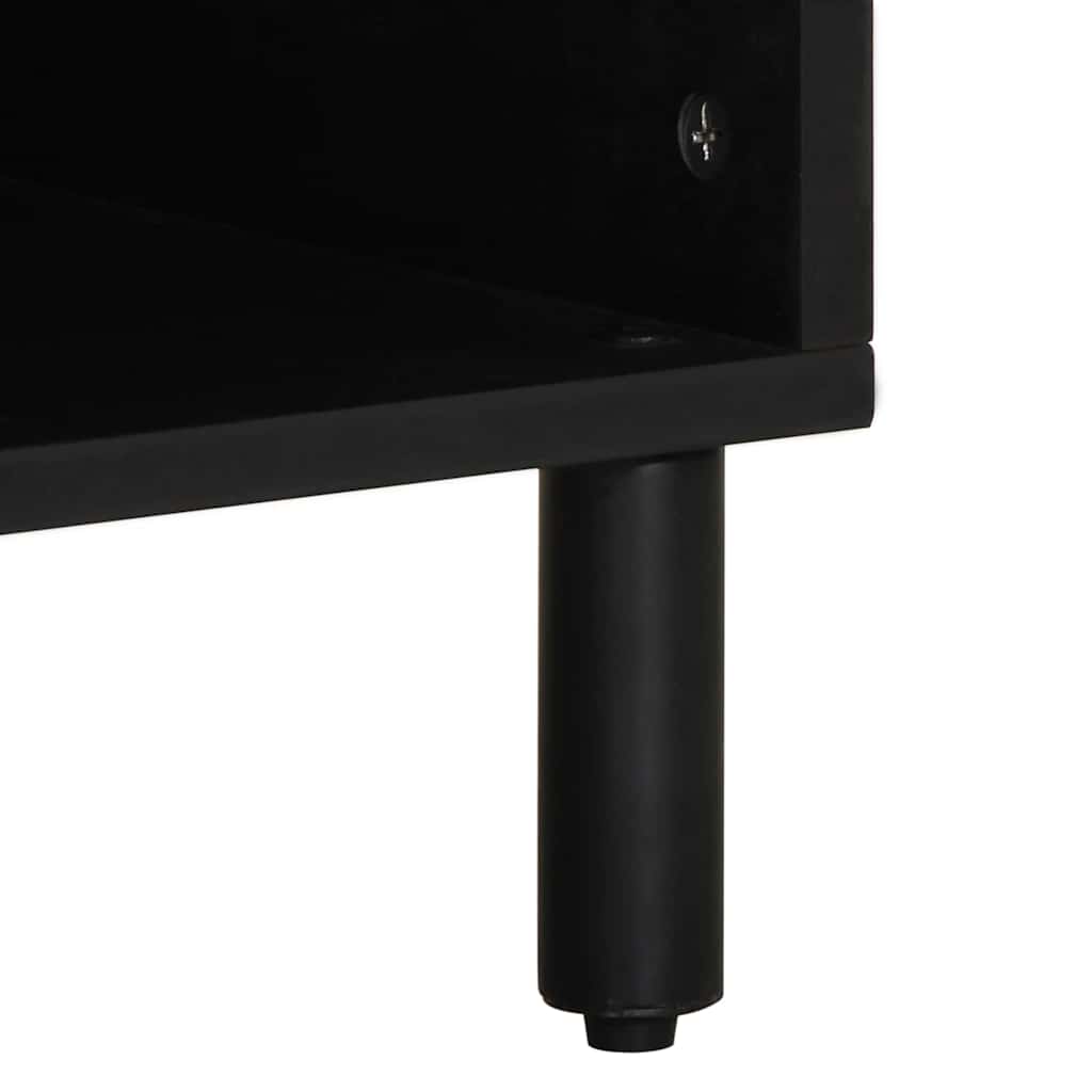 Mobile TV Marrone 100 x 33.5 x 46 cm Legno massello di acacia