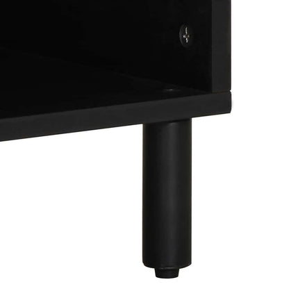 Mobile TV Marrone 100 x 33.5 x 46 cm Legno massello di acacia