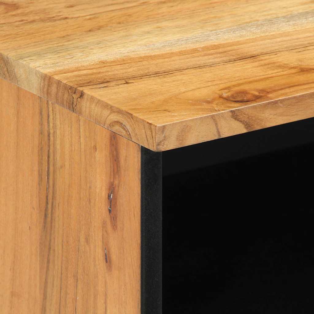 Mobile TV Marrone 80 x 33.5 x 46 cm Legno massello di acacia