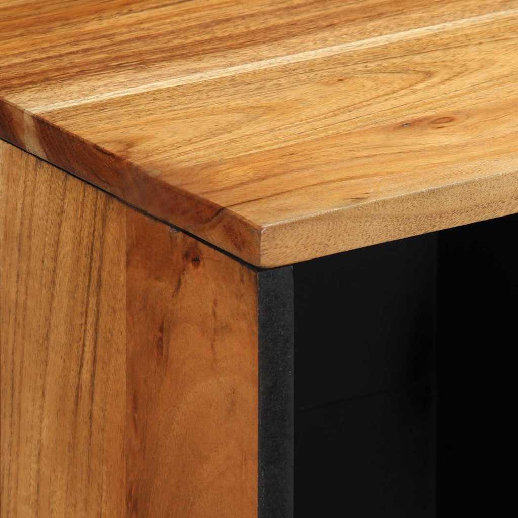 Sideboard Marrone 80 x 33 x 75 cm Legno massello di acacia