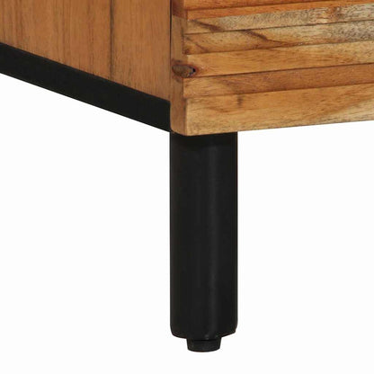 Sideboard Marrone 80 x 33 x 75 cm Legno massello di acacia