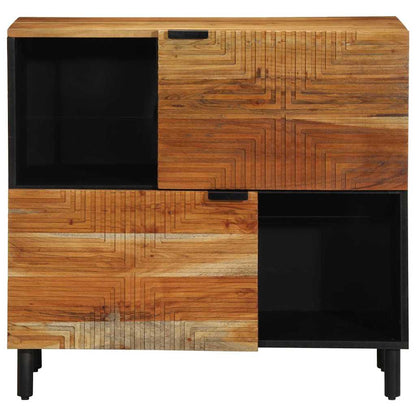 Sideboard Marrone 80 x 33 x 75 cm Legno massello di acacia