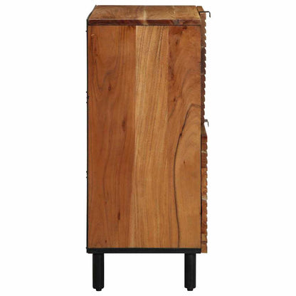 Sideboard Marrone 80 x 33 x 75 cm Legno massello di acacia