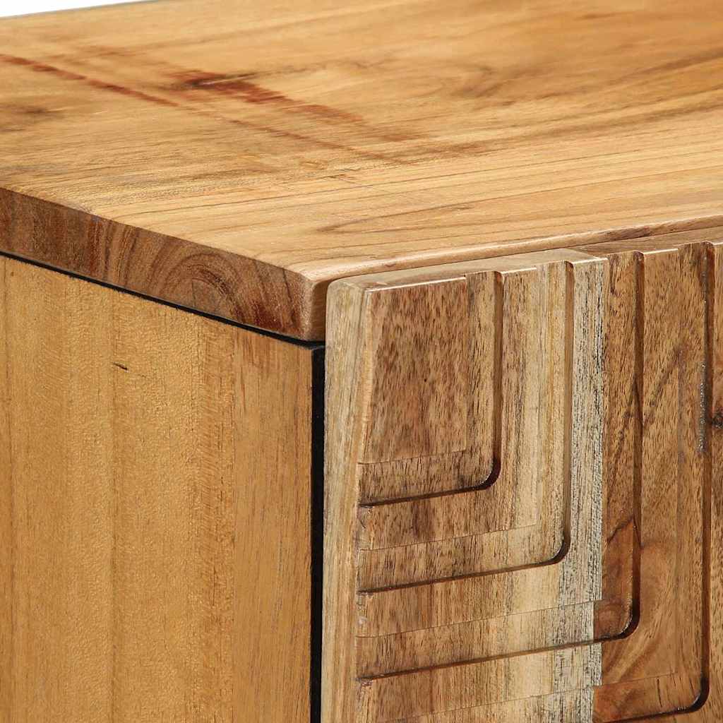 Credenza Marrone 90 x 33 x 75 cm Legno massello di acacia