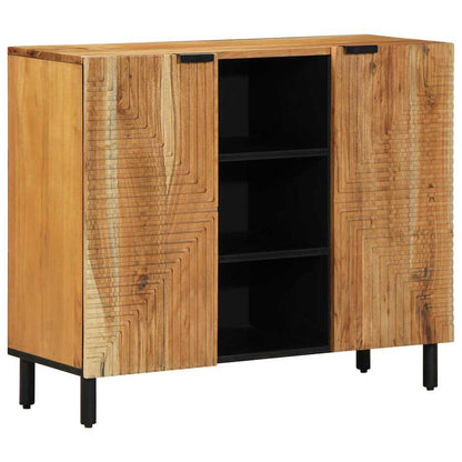 Credenza Marrone 90 x 33 x 75 cm Legno massello di acacia