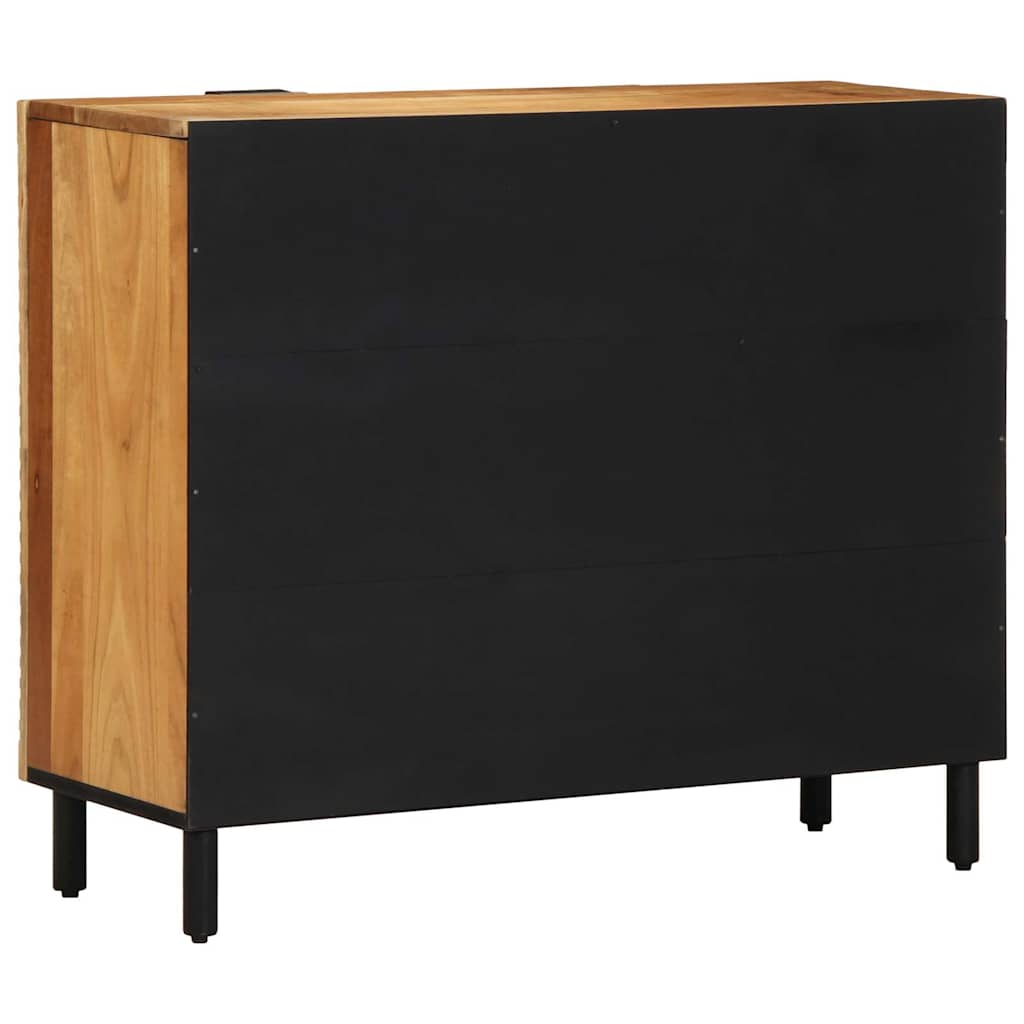 Credenza Marrone 90 x 33 x 75 cm Legno massello di acacia