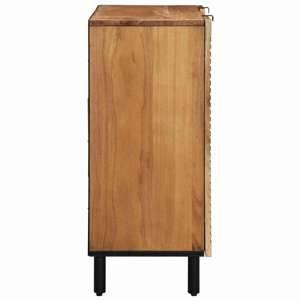 Credenza Marrone 90 x 33 x 75 cm Legno massello di acacia