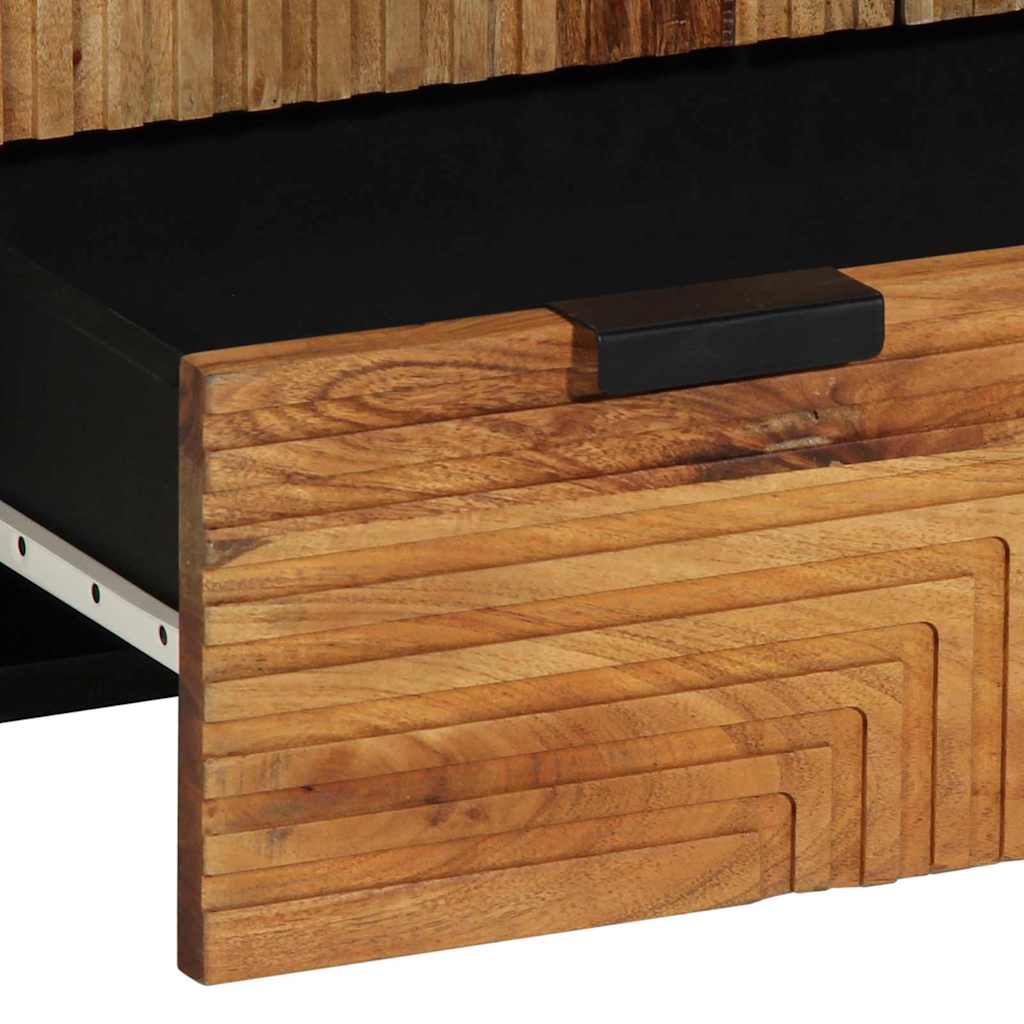 Highboard Marrone 60 x 33 x 100 cm Legno massello di acacia