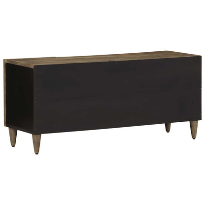 Mobile Porta TV Grigio Chiaro 105x33,5x46 cm in Legno Mango - homemem39