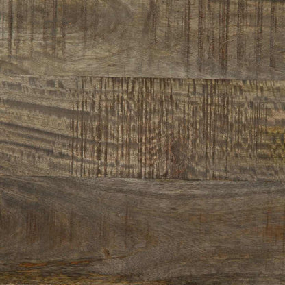 Mobile Porta TV Nero 80x33x46 cm in Legno Massello di Mango - homemem39