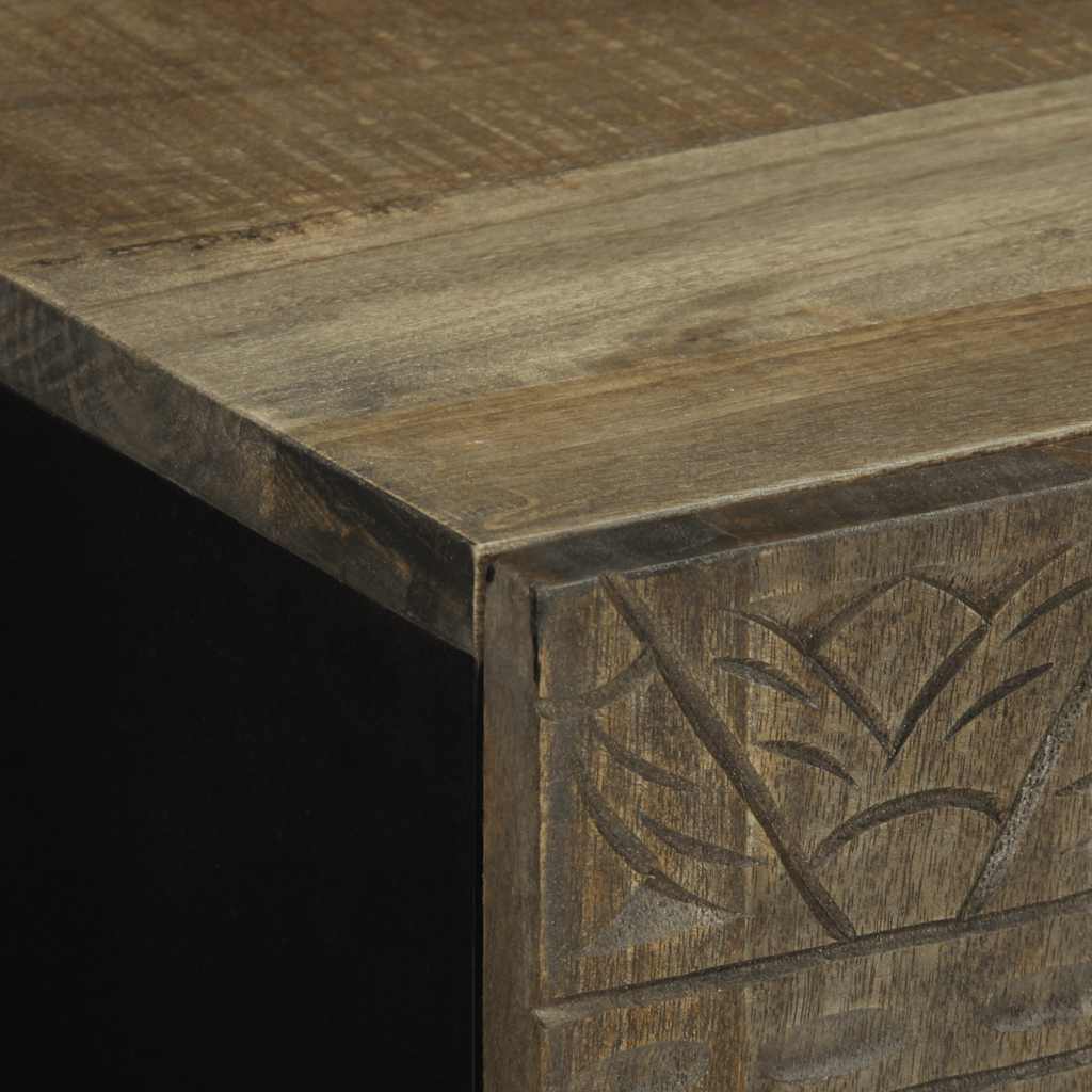 Credenza 40x33x75 cm in Legno Massello di Mango - homemem39
