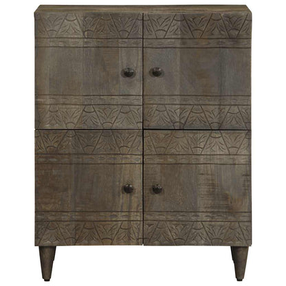 Credenza 60x33x75 cm in Legno Massello di Mango - homemem39