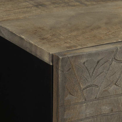 Credenza 60x33x75 cm in Legno Massello di Mango - homemem39