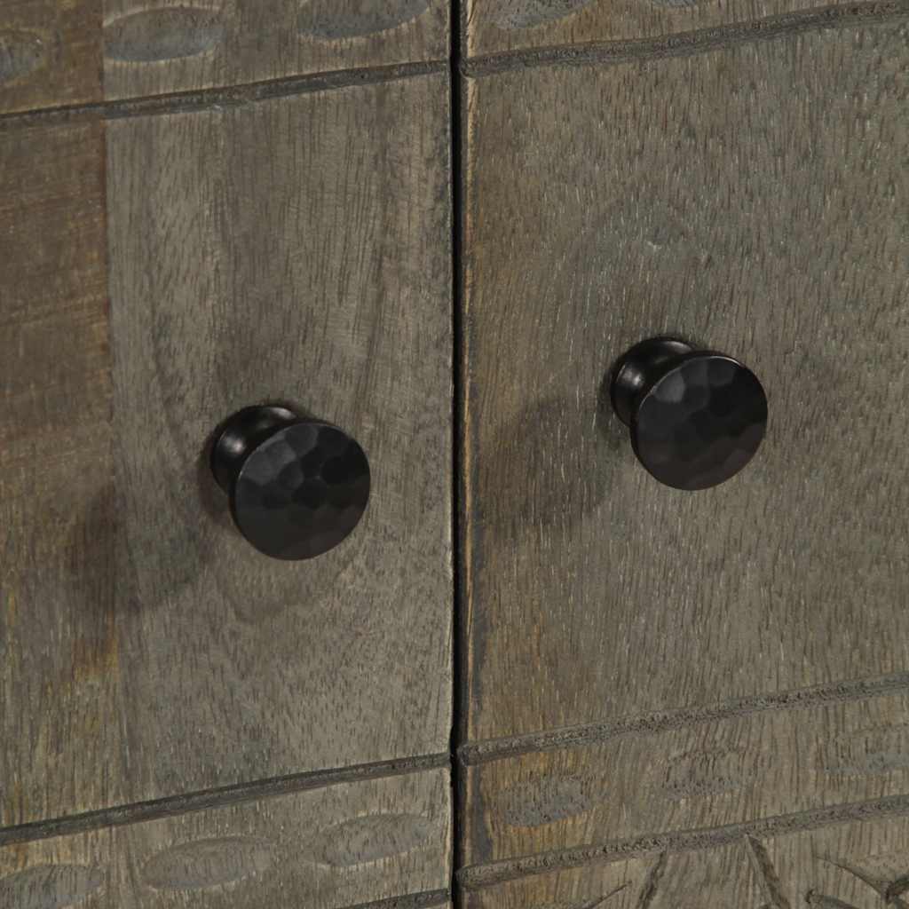 Credenza 60x33x75 cm in Legno Massello di Mango - homemem39