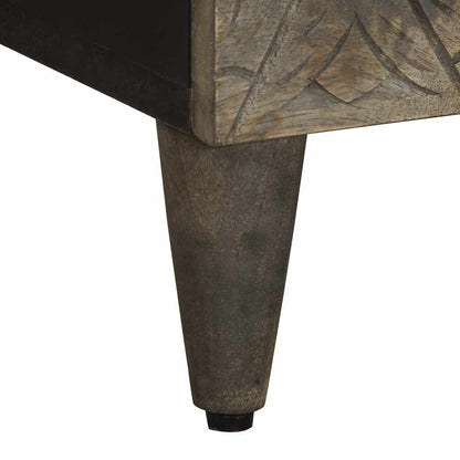 Credenza 80x33x75 cm in Legno Massello di Mango - homemem39