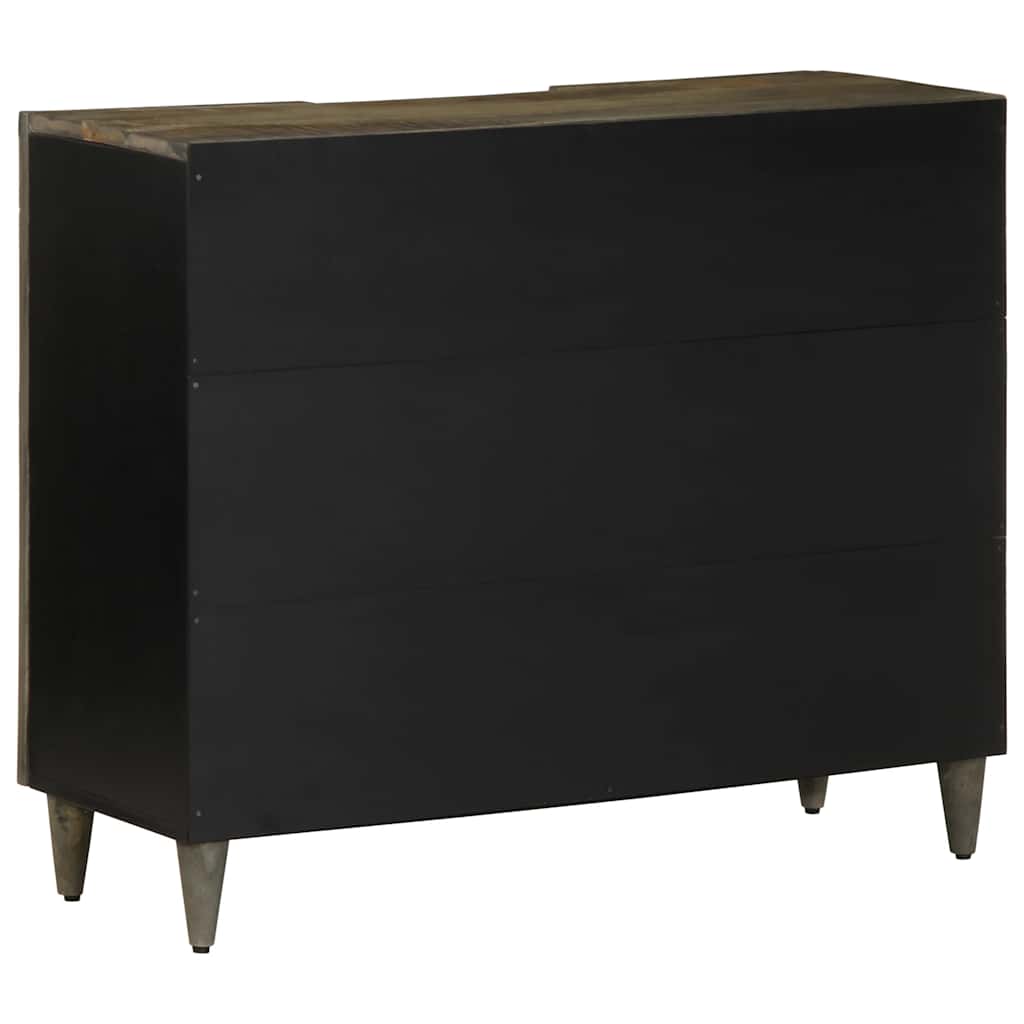 Credenza 90x33x75 cm in Legno Massello di Mango - homemem39