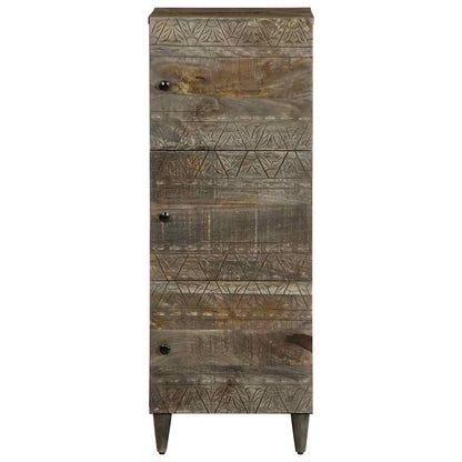 Credenza 40x33x110 cm in Legno Massello di Mango - homemem39