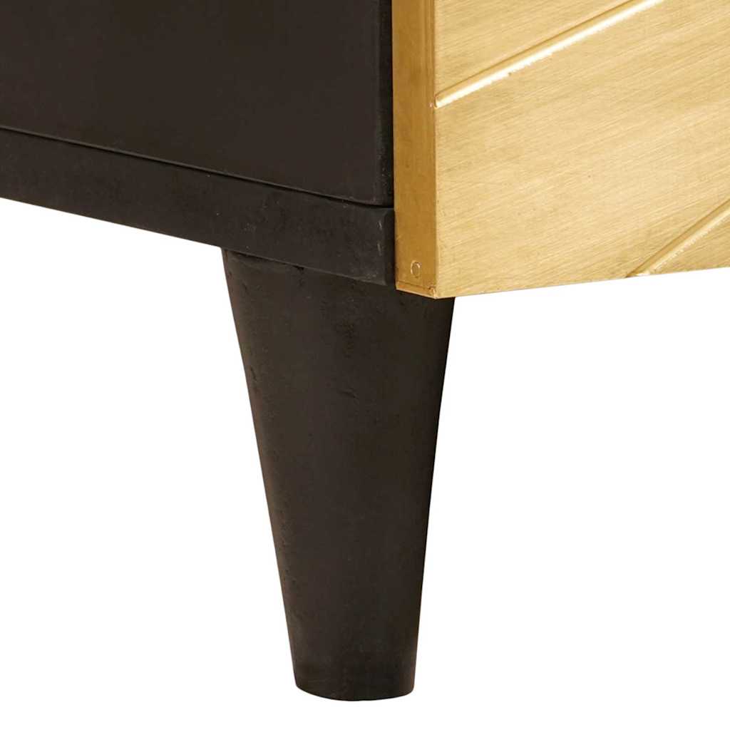 Tavolino da salotto Nero e Oro 100 x 54 x 40 cm | homemem39