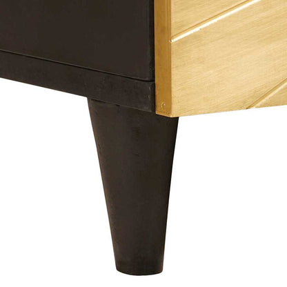 Tavolino da salotto Nero e Oro 100 x 54 x 40 cm | homemem39