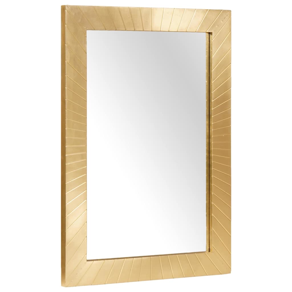 Specchio da bagno Montaggio a parete Oro 50 x 2,5 x 70 cm | homemem39
