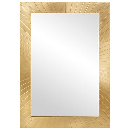 Specchio da bagno Montaggio a parete Oro 50 x 2,5 x 70 cm | homemem39