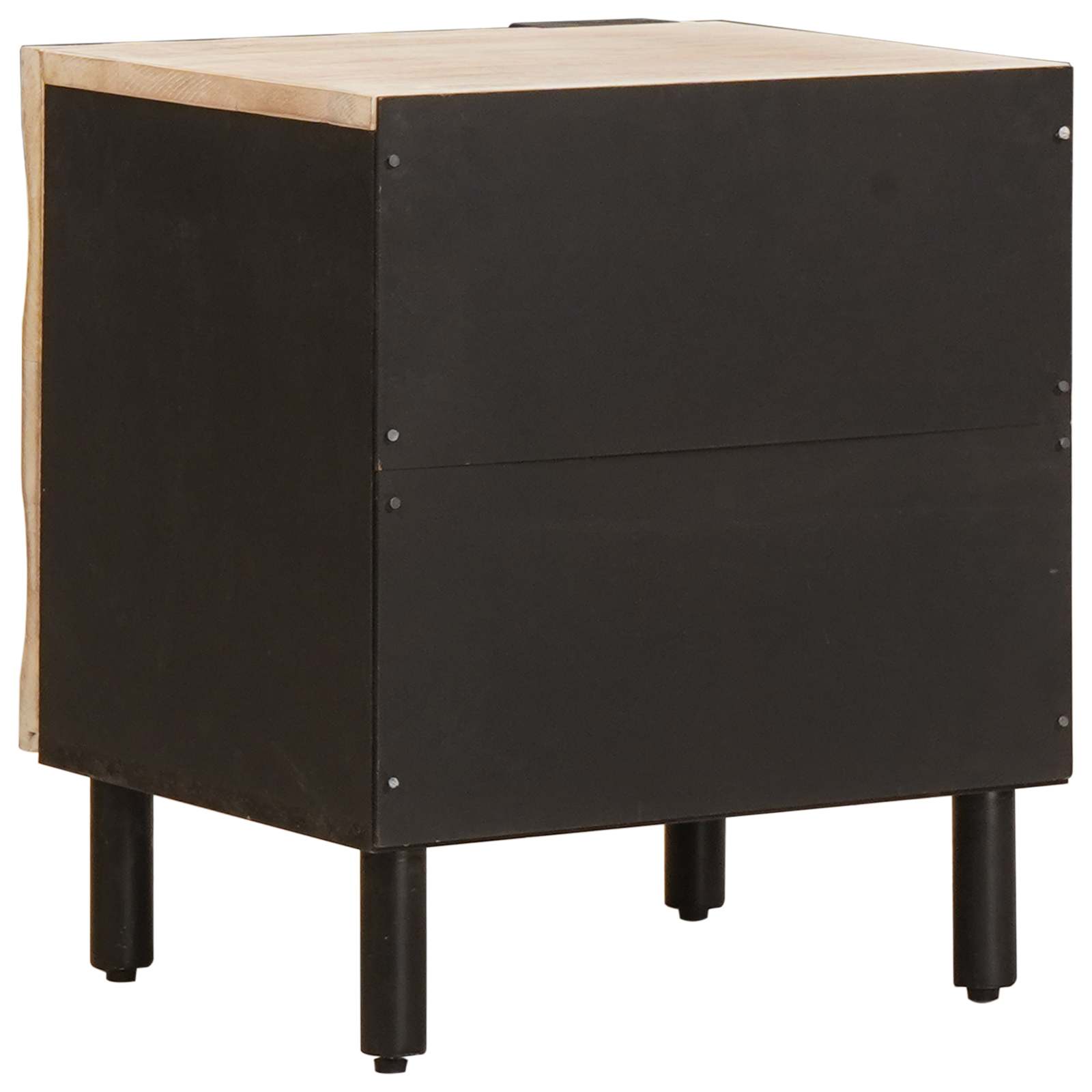 Armadio da Notte Bianco 40 x 33 x 46 cm Legno di mango massello | homemem39