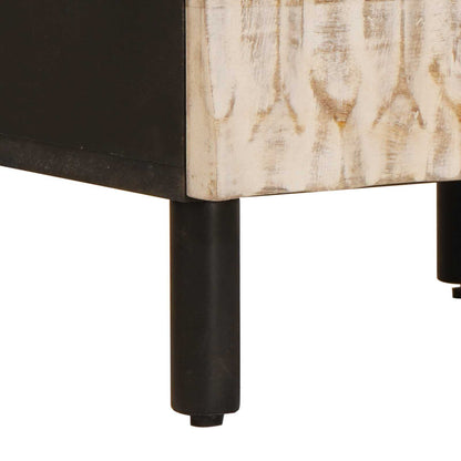 Armadio da Notte 2 pcs Bianco 40 x 33 x 46 cm | homemem39
