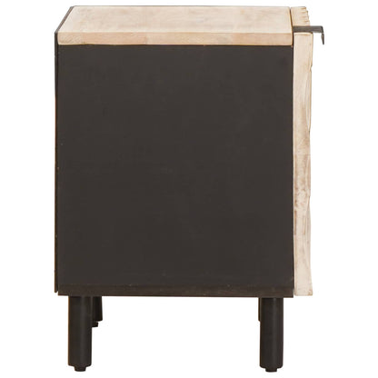 Armadio da Notte 2 pcs Bianco 40 x 33 x 46 cm | homemem39