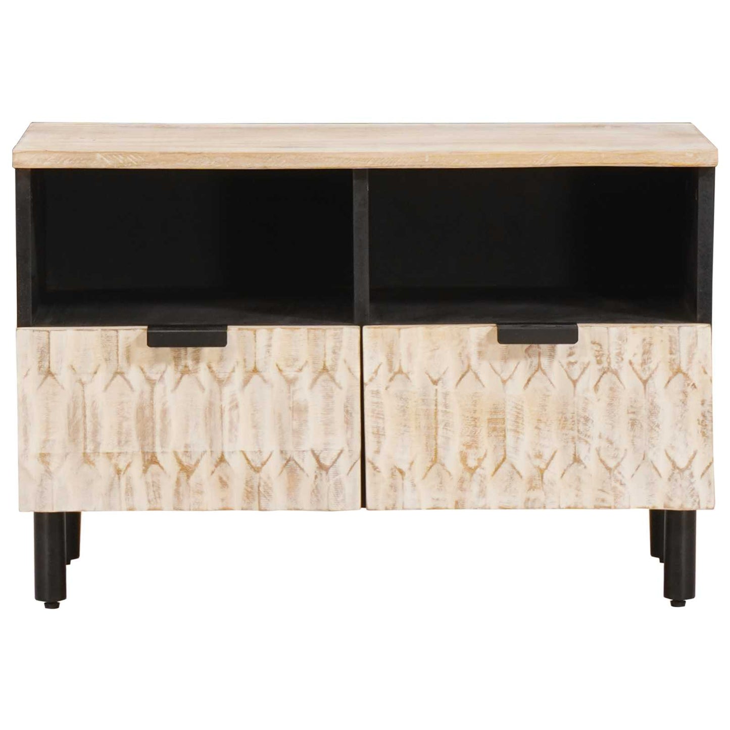 Mobile TV Finitura Bianco Lavato 70 x 33 x 46 cm