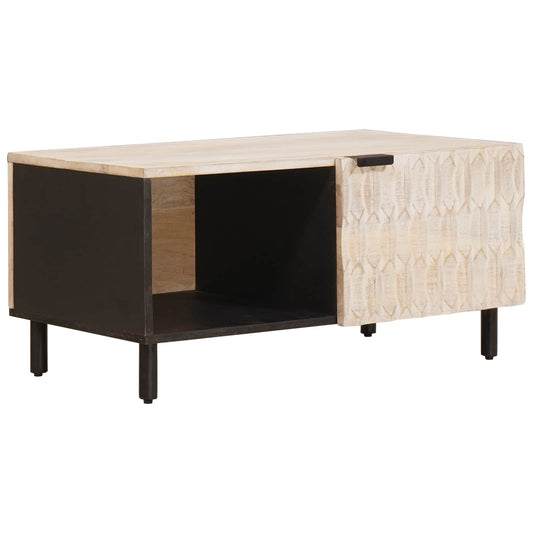 Tavolino da salotto Bianco 80 x 50 x 40 cm | homemem39