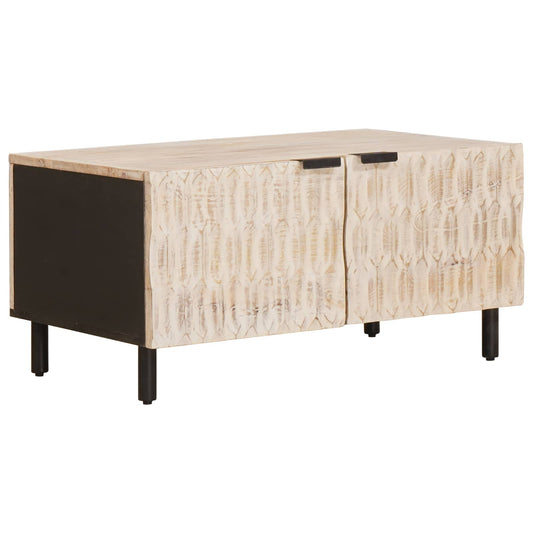 Tavolino da salotto Bianco 80 x 50 x 40 cm | homemem39