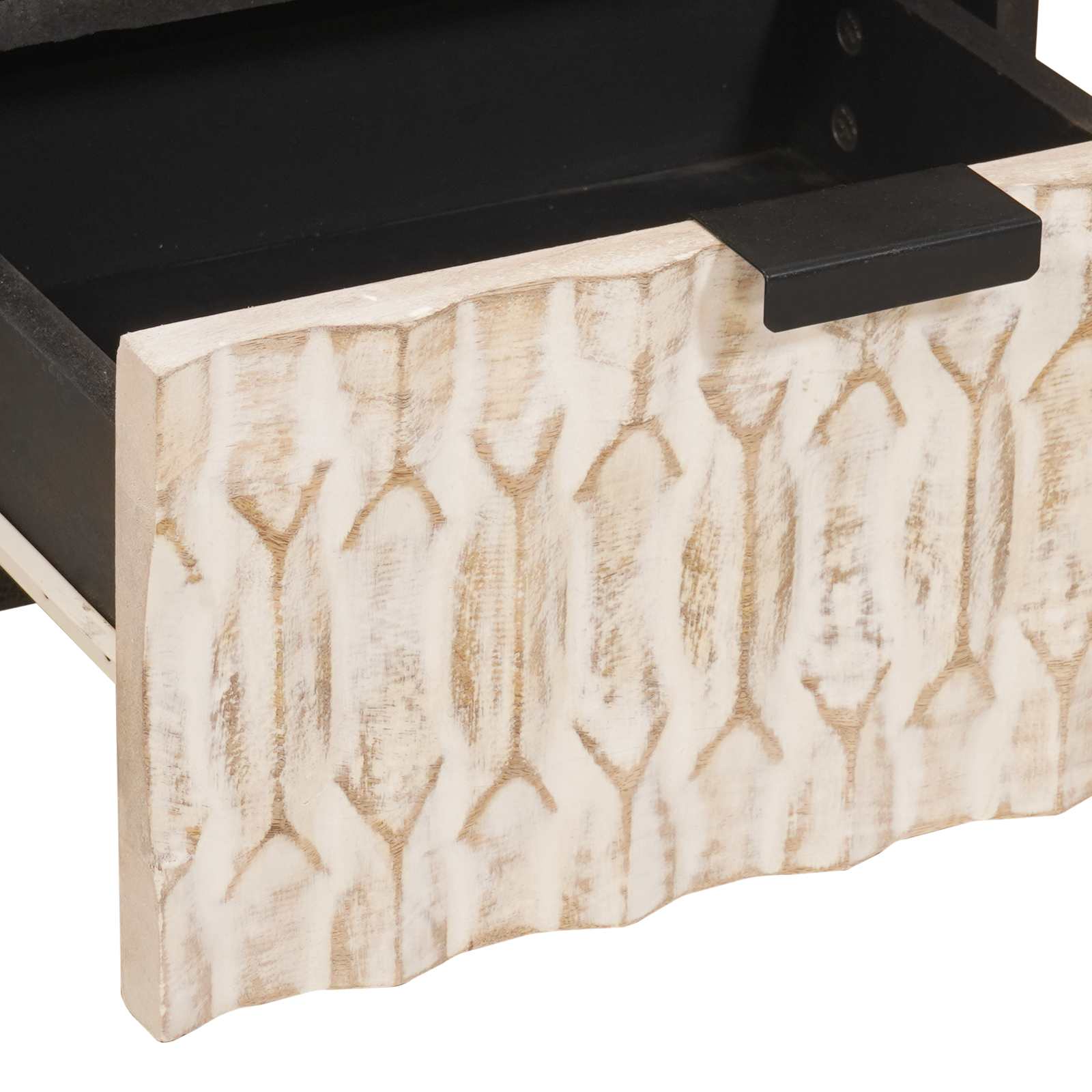 Armadio da Notte con cassetto 2 pcs Bianco 40 x 33 x 46 cm | homemem39