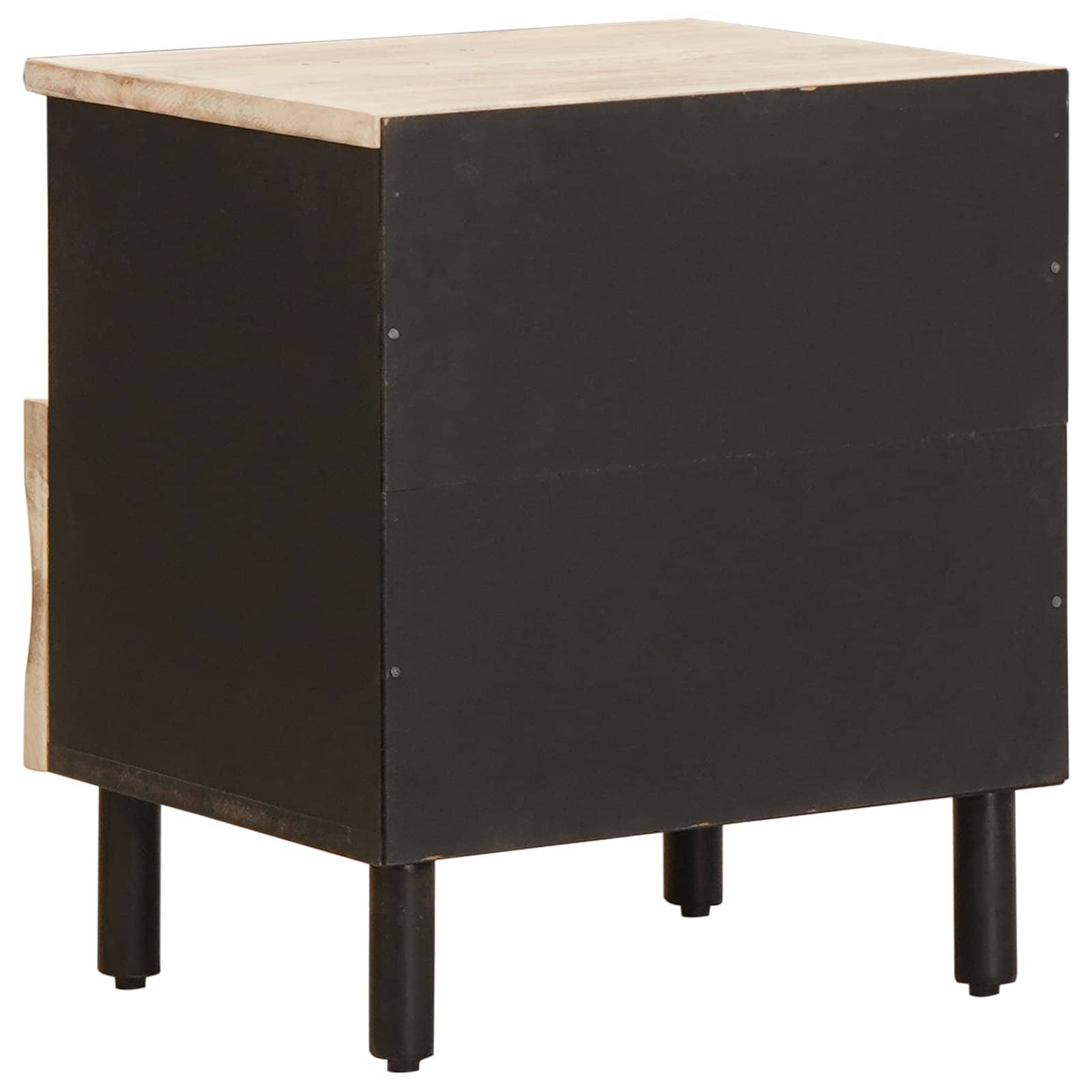 Armadio da Notte con cassetto 2 pcs Bianco 40 x 33 x 46 cm | homemem39