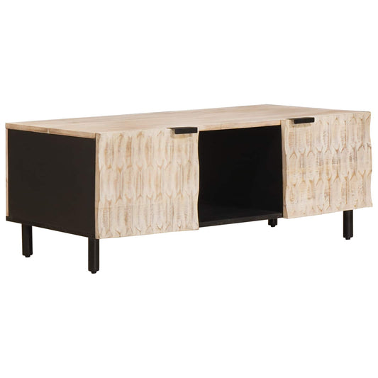 Tavolino da salotto Bianco 100 x 54 x 40 cm | homemem39