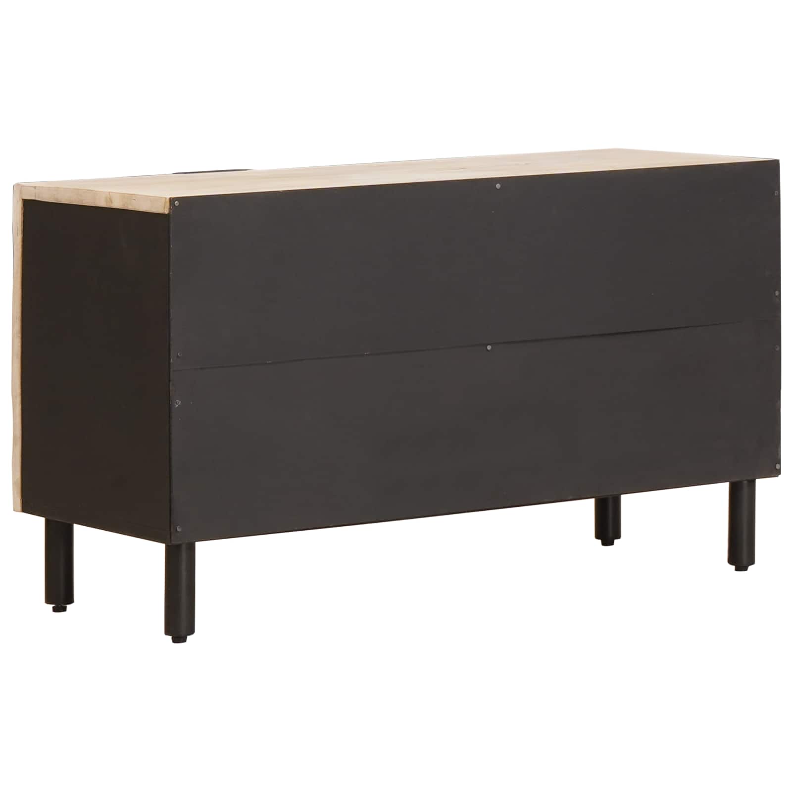 Mobile TV con porta Finitura Bianco Lavato 80 x 33 x 46 cm | homemem39