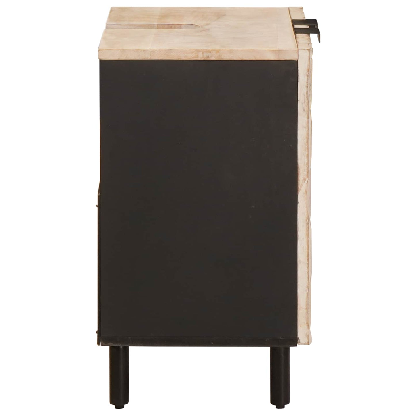 Armadio per Lavabo da Bagno con porta Bianco 62 x 33 x 58 cm